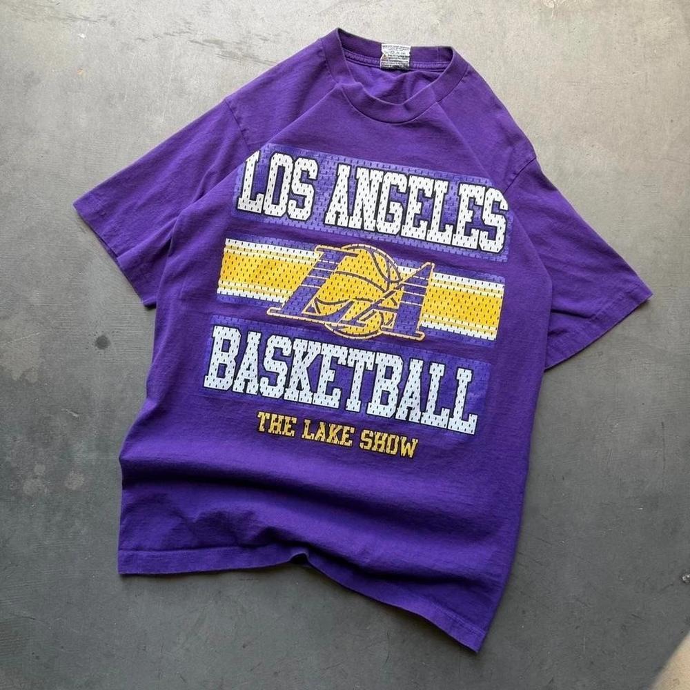 Purple And Yellow Los Angeles Lakers Tee